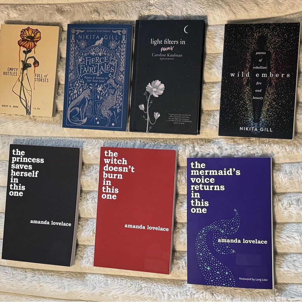 Poetry book haul